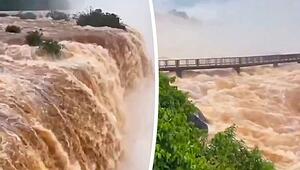 Sechsfache Wassermenge: Argentinien sperrt Iguazú-Wasserfälle nach El-Niño-Regen