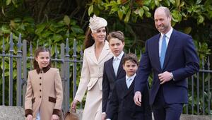 Prinz William und Prinzessin Kate mit ihren Kindern George, Charlotte und Louis an Ostern.