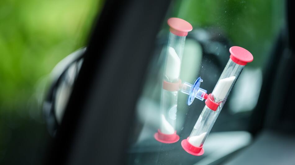 Kostenloses Parken mit Sanduhr