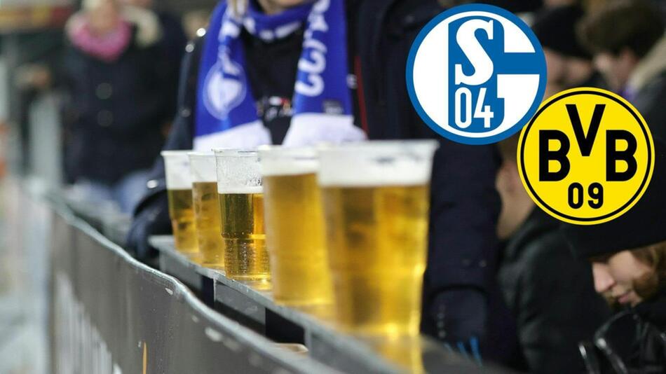 Alkoholverbot beim Revierderby zwischen Schalke und Dortmund