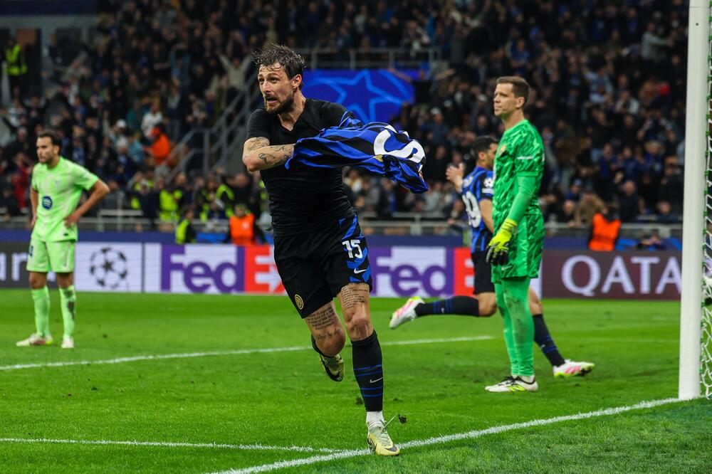 Francesco Acerbi nach seinem Ausgleichstreffer in der Nachspielzeit.