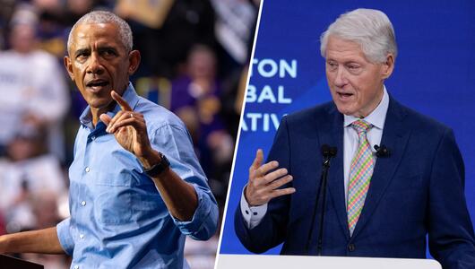 Barack Obama und Bill Clinton