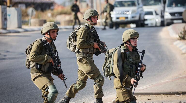 Soldaten im Westjordanland