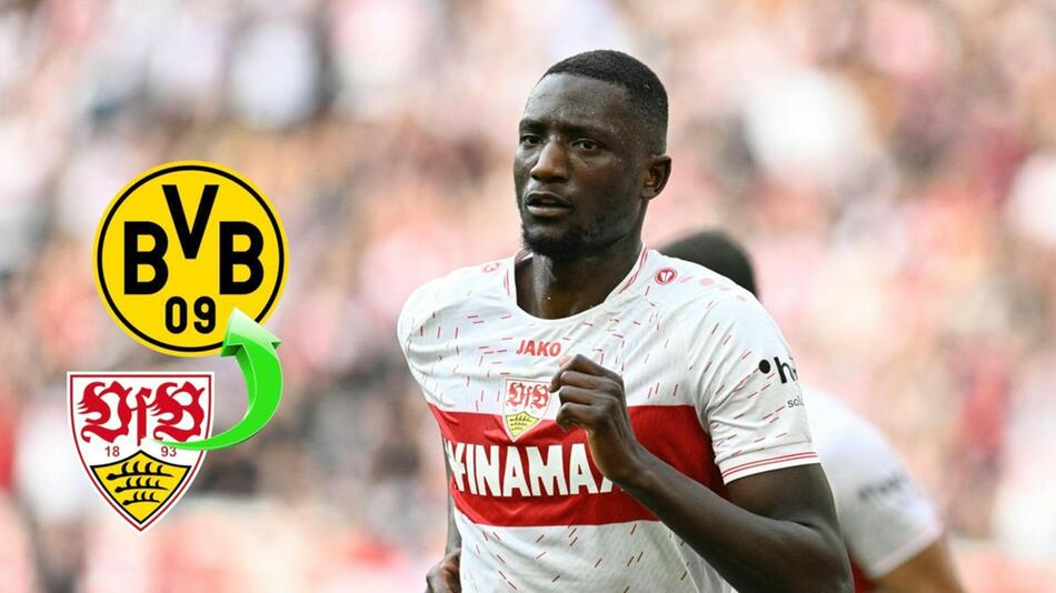 Serhou Guirassy wechselt zur Saison 2024/25 vom VfB zum BVB