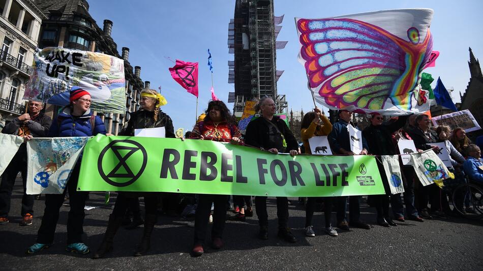 Proteste für den Klimaschutz in Grossbritannien