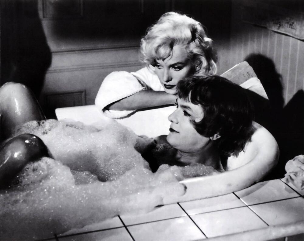 Marilyn Monroe und Tony Curtis