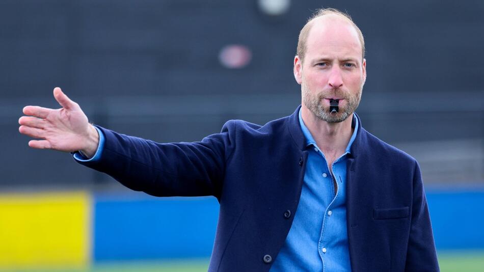 Prinz William ist bekennender Fussballfan und unterstützt deshalb natürlich auch seine Lionesses.