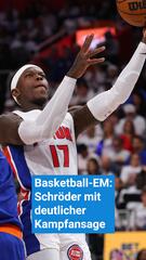 Basketball-EM: Dennis Schröder mit deutlicher Kampfansage