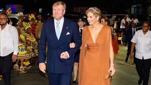 Mehrere Musikgruppen begrüssten König Willem-Alexander und Königin Máxima zum Staatsbankett in ...