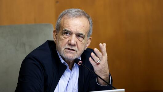 Irans Präsident Massud Peseschkian