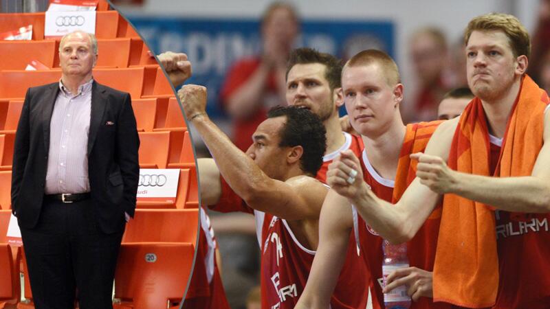 Uli Hoeness und die Bayern-Basketballer