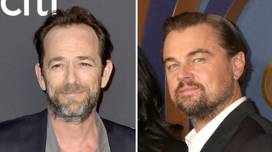 Luke Perry hatte einen prominenten Fan: Leonardo DiCaprio (r.).