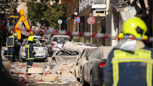 Explosion in Athener Altstadt