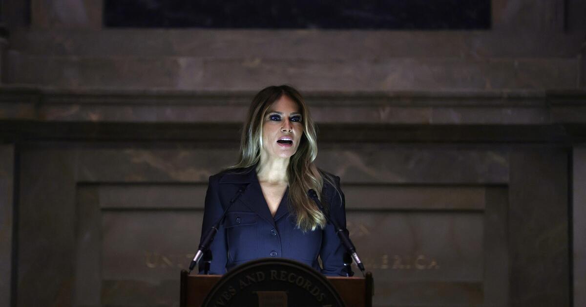 Melania Trump: A rare appearance by the former First Lady