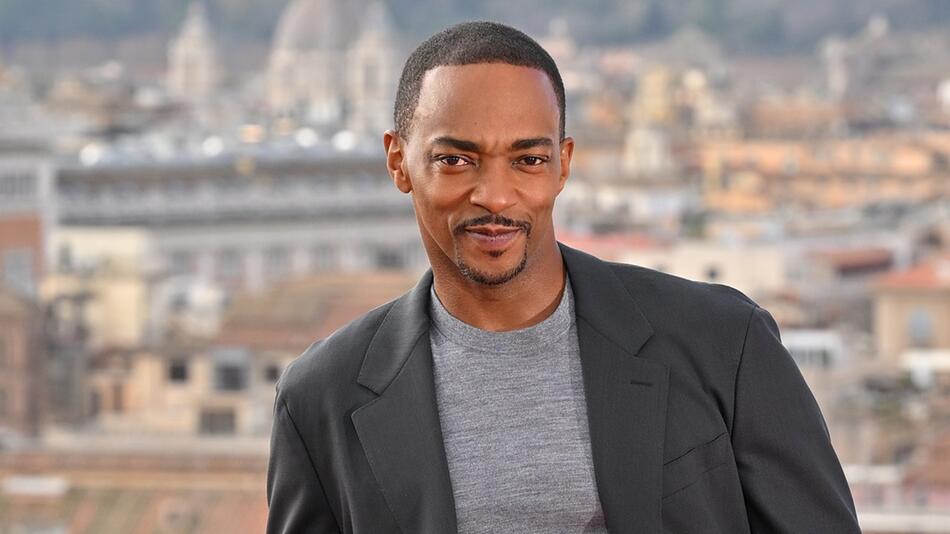 Für Anthony Mackie, hier in Rom, ist Dating "wirklich hart".