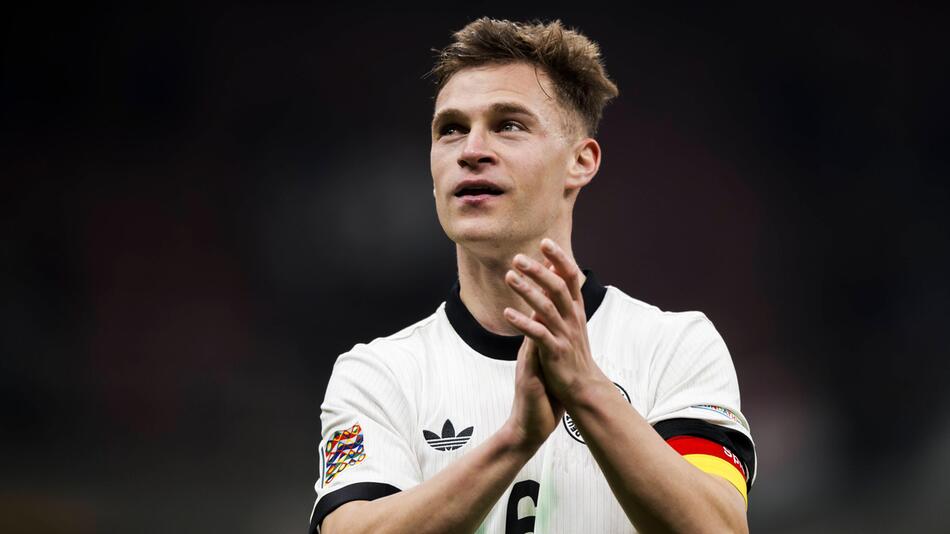 Joshua Kimmich führte die DFB-Elf in Mailand als Kapitän aufs Feld.