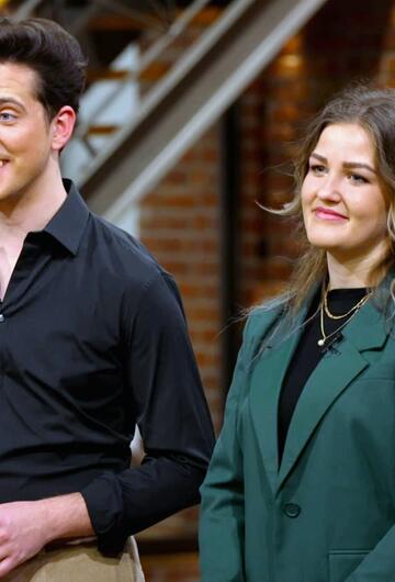 Verkäufer Cedric und Luisa