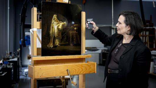 Das Werk zeigt eine biblische Szene.