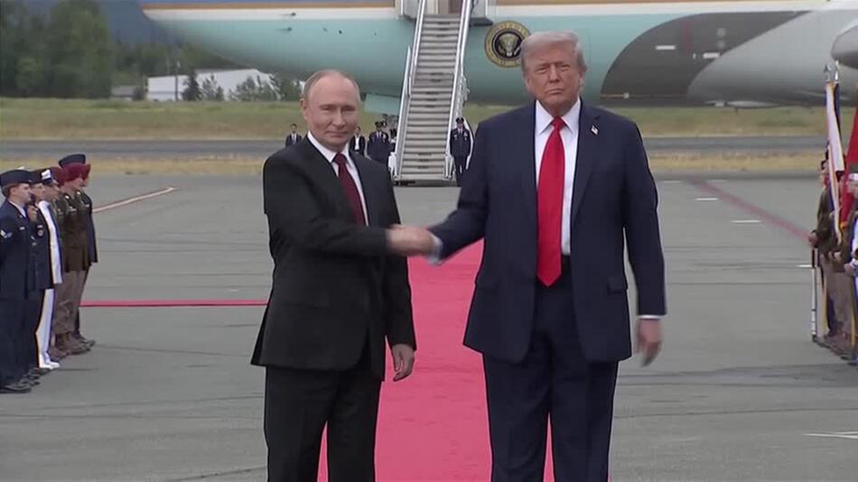 Trump und Putin zu Gesprächen in Alaska eingetroffen