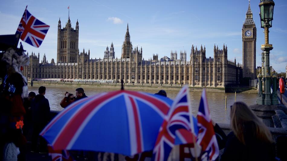 Vor der Parlamentseröffnung in Grossbritannien