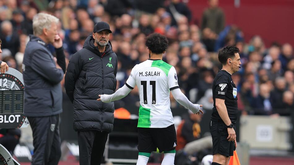 Jürgen Klopp und Mohamed Salah