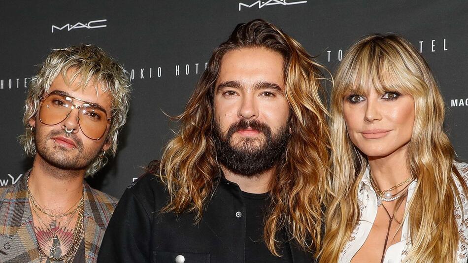 Kaulitz-Brüder und Heidi Klum