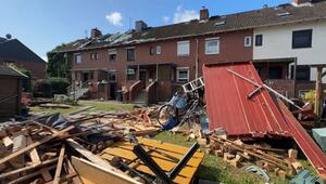 Tornado in Glückstadt: Wirbelsturm hinterlässt abgerissene Dächer