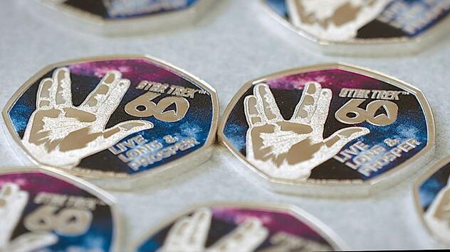 Lebe lang und in Frieden: Royal Mint bringt Star-Trek-Münzen zum 60. Jubiläum