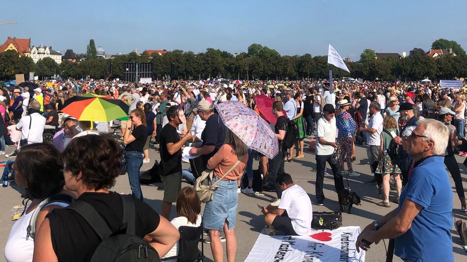 Protest gegen Corona-Massnahmen München