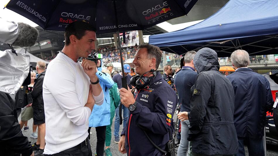 Mark Mateschitz und Red-Bull-Racing-Chef Christian Horner 2023.