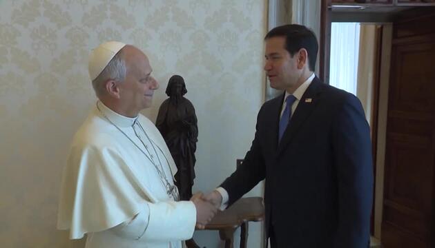 Nach Trumps verbalen Attacken: Rubio zu Gast bei Papst Leo 