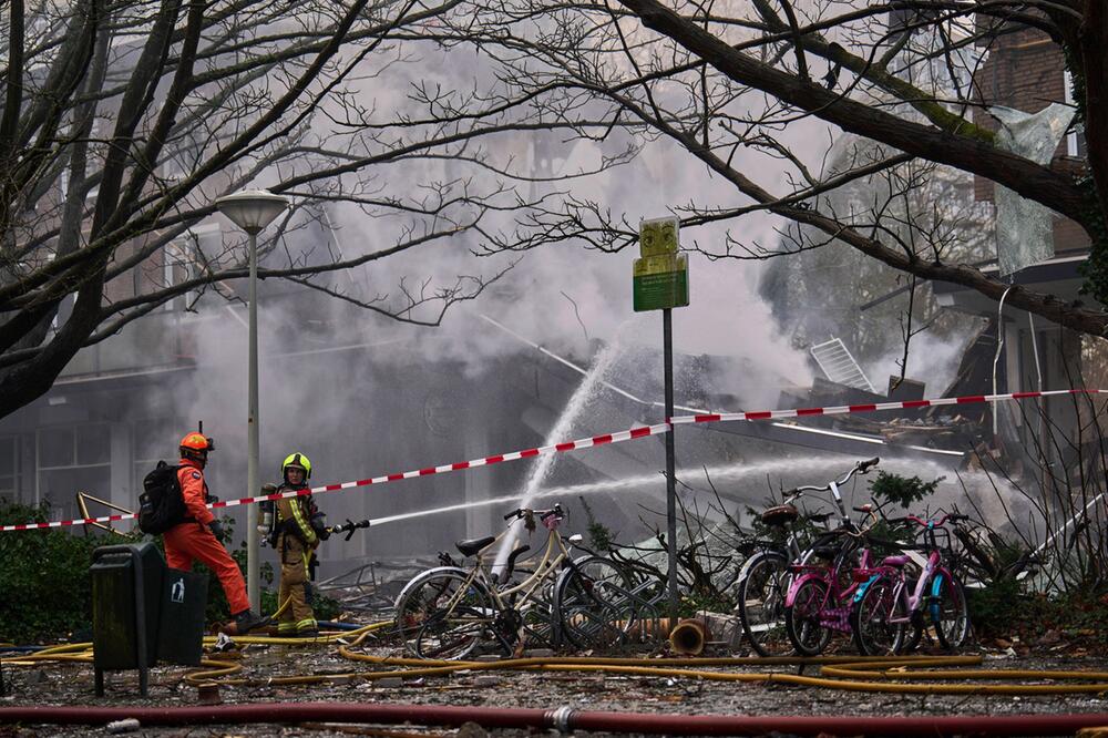 Explosion von Wohngebäude in Den Haag