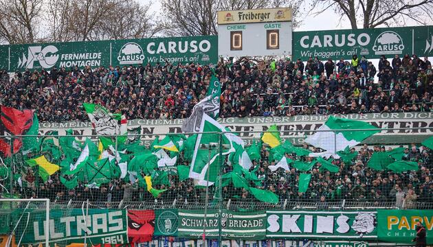 Fans von Chemie Leipzig