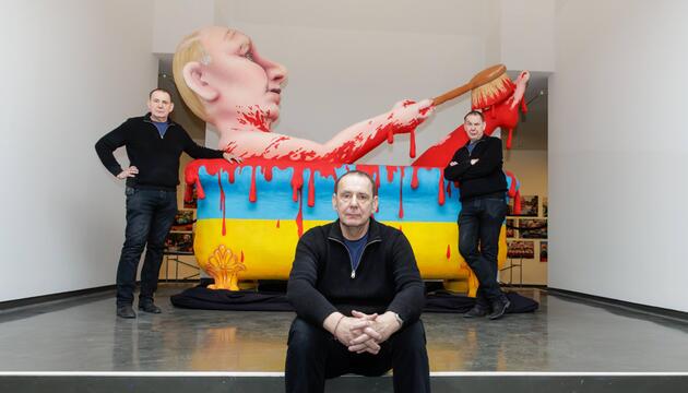 Jacques Tilly, Satire, Kunst, Karnevalswagen, Putin, Russland, Anklage