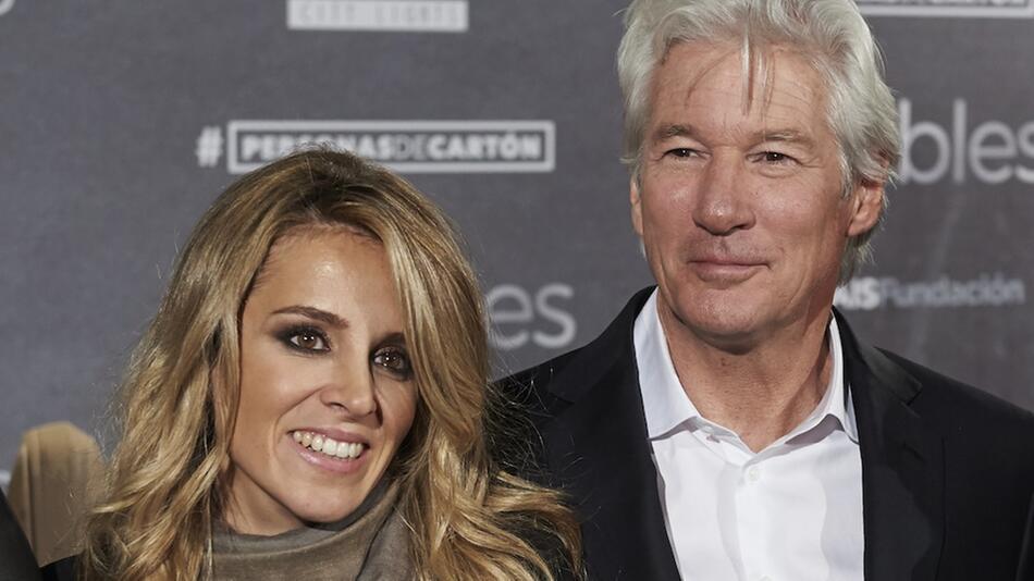 Richard Gere und Alejandra Silva bei einer Veranstaltung in Madrid