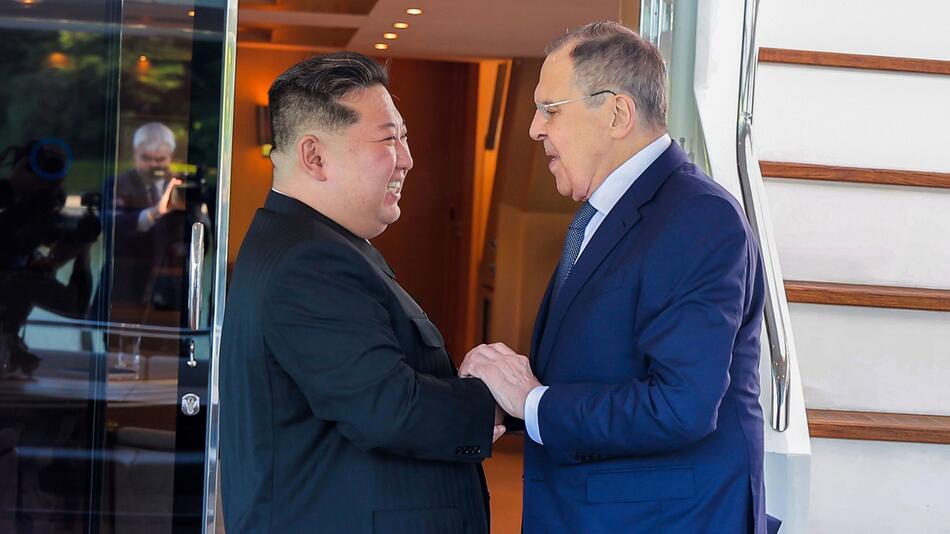 Russischer Aussenminister Lawrow in Nordkorea