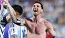 Lionel Messi zog sich nach Argentiniens Viertelfinal-Sieg vor Freude aus.
