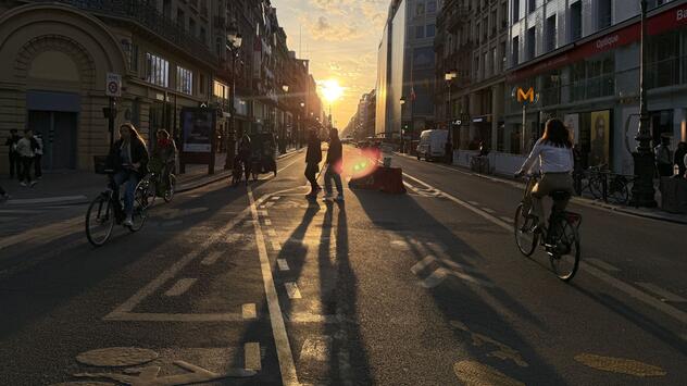 Paris baut Radwegenetz weiter aus