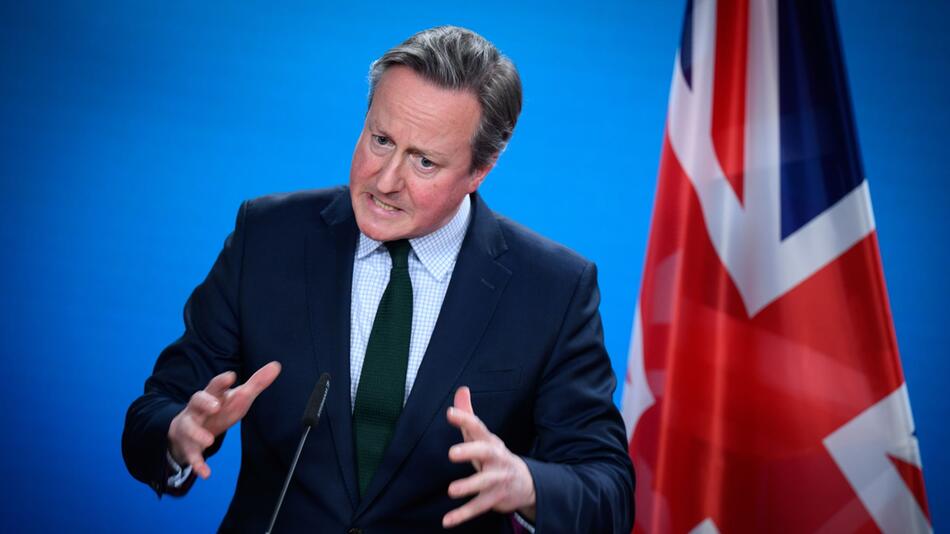 Britischer Aussenminister David Cameron