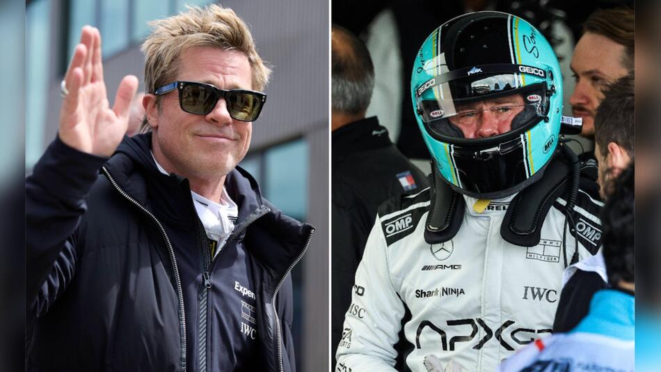 Brad Pitt war am Donnerstag der Star von Silverstone.