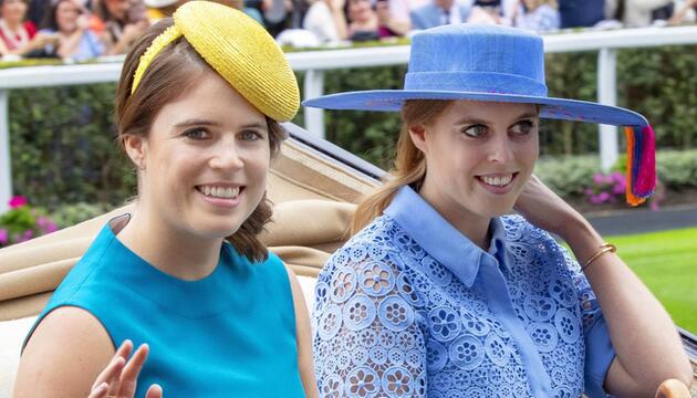 Die Prinzessinnen Beatrice und Eugenie 2019 beim Royal Ascot.