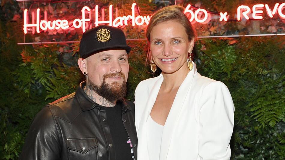 Benji Madden und Cameron Diaz bei einem seltenen gemeinsamen Auftritt auf dem roten Teppich.