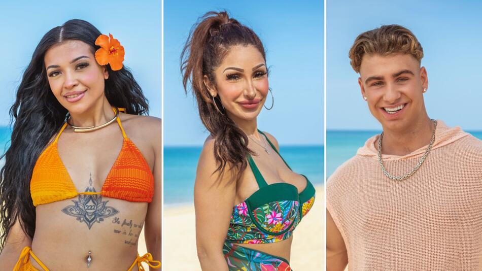 Hati Suarez (l.), Pinar Sevim und Daymian Weiss treten beim "Kampf der Realitystars" an - aber ...