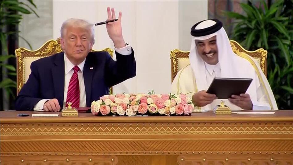 Trump in Katar: Grossauftrag für Flugzeughersteller Boeing