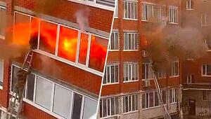 Feuerwehrmann klettert in brennende Wohnung – dann kommt es zur Explosion