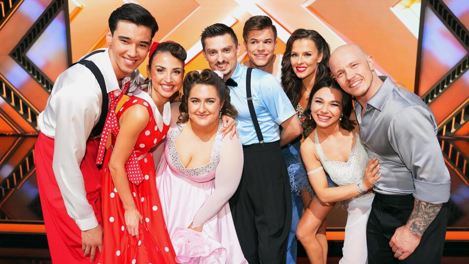 Die vier verbliebenen Paare aus dem "Let's Dance"-Halbfinale.
