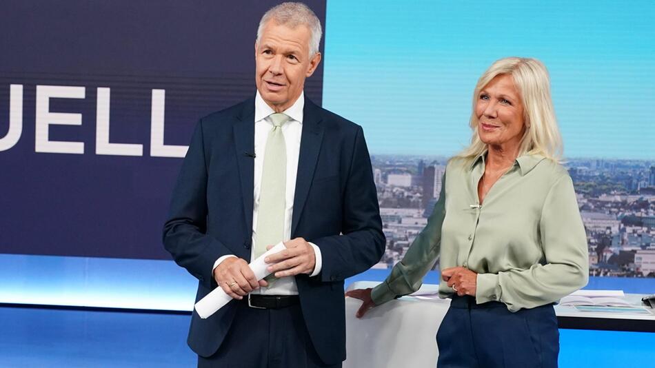 Peter Kloeppel und Ulrike von der Groeben haben ihre letzte Ausgabe von "RTL Aktuell" moderiert.