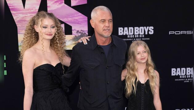 Eric Dane mit seinen beiden Töchtern Billie (l.) und Georgia.
