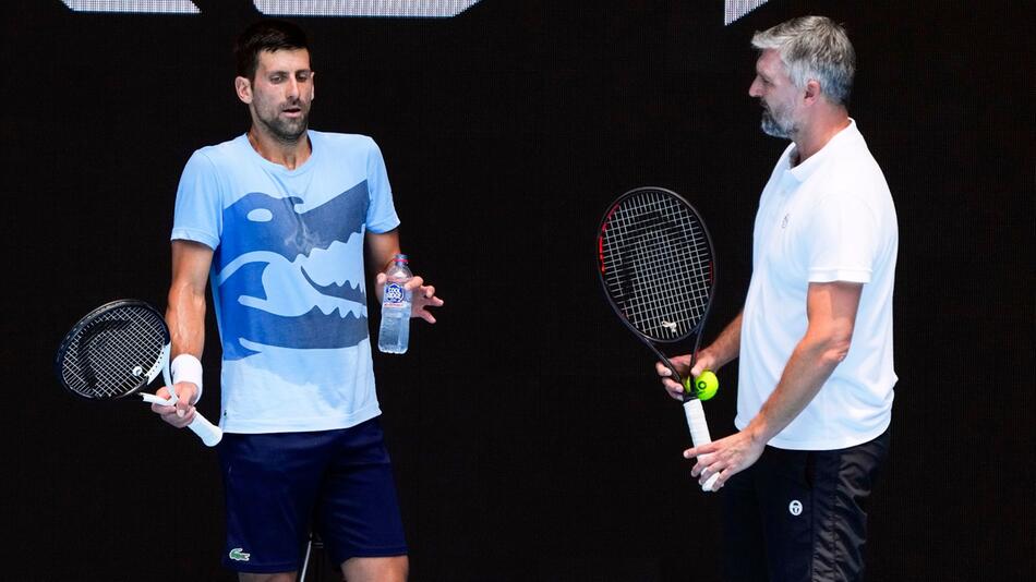 Novak Djokovic und Goran Ivanisevic