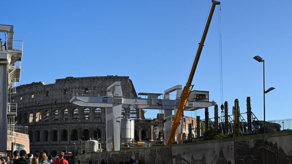 Italiens Hauptstadt Rom gleicht derzeit einer grossen Baustelle.